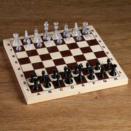 Шахматные фигуры Sima-Land король h 5.8 см пешка h 2.8 см