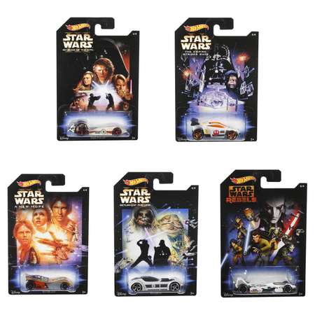 Базовые машинки Hot Wheels Star Wars в ассортименте