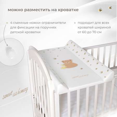 Доска пеленальная Nuovita Parallelo Honey Bear Белый