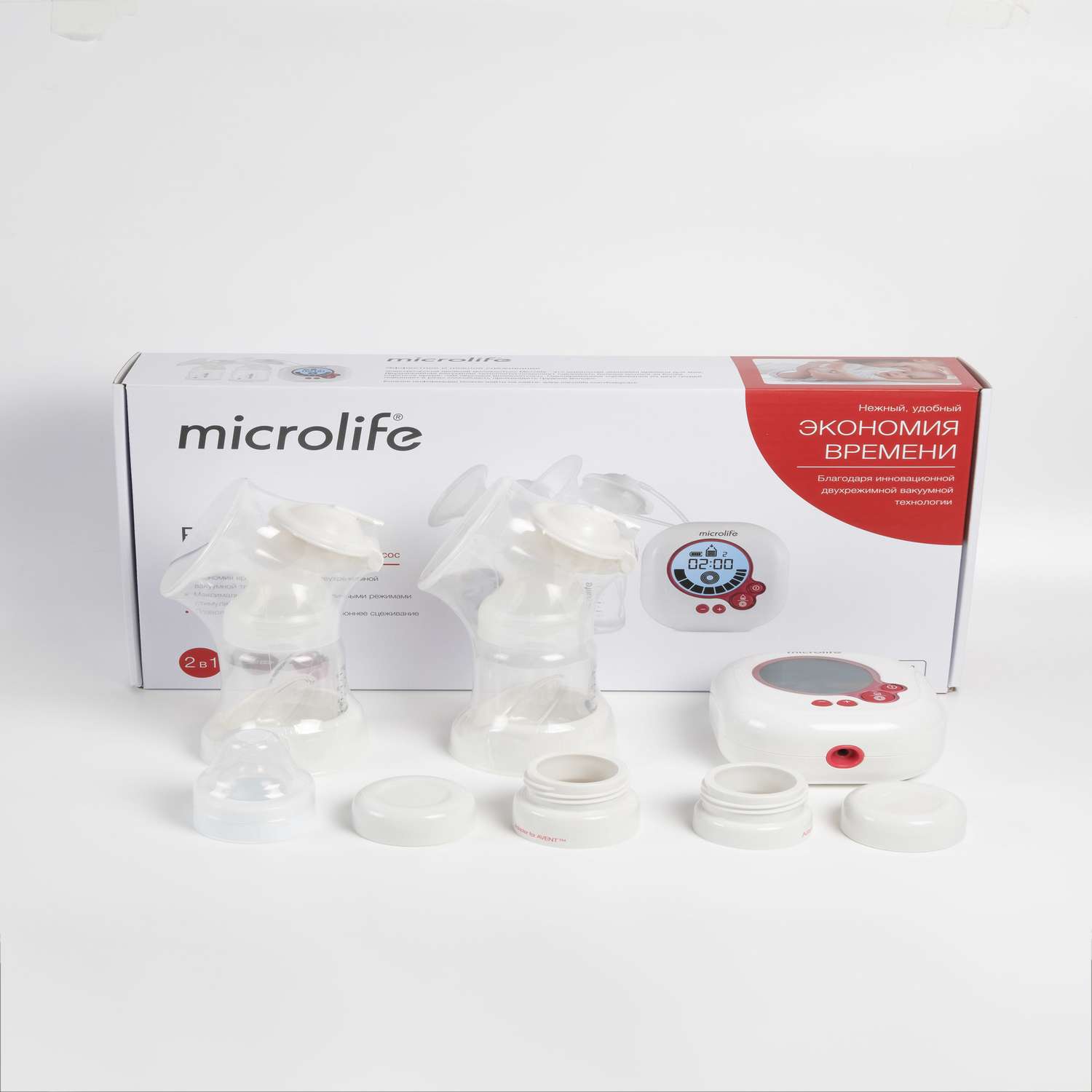 Электрический молокоотсос MICROLIFE BC 300 Maxi 2 в 1 - фото 5