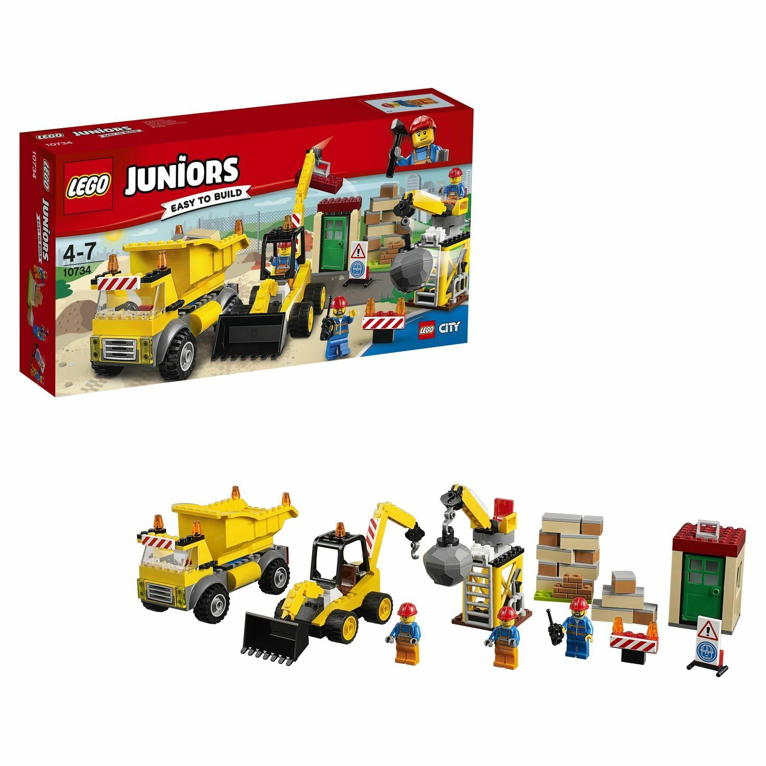 Конструктор LEGO Juniors Стройплощадка (10734)