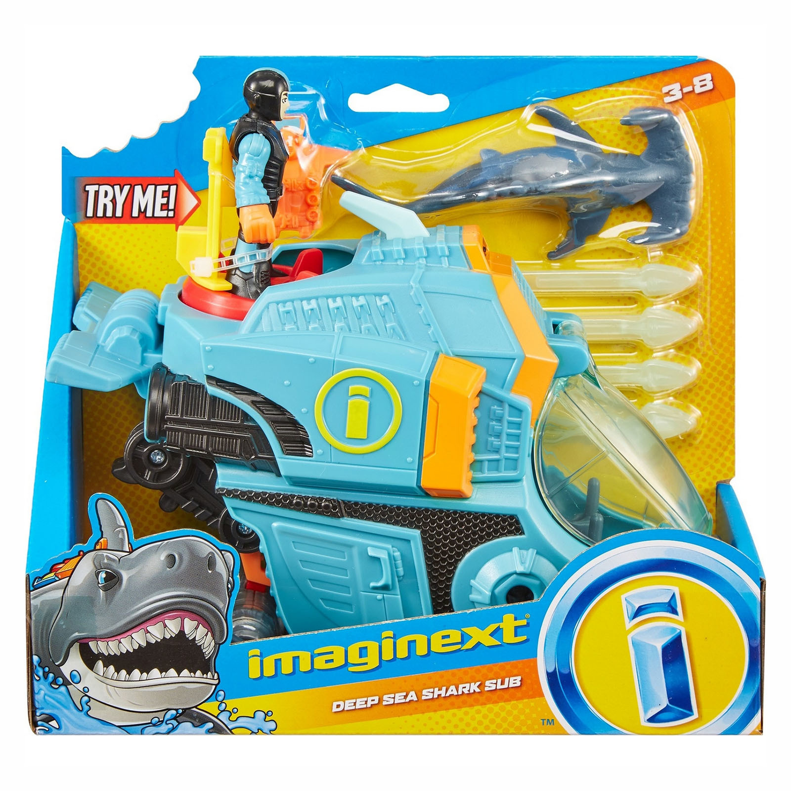 Набор игровой IMAGINEXT Акула Подводная лодка GKG80 - фото 2