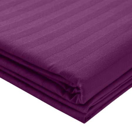 Комплект постельного белья Verossa 1.5СП Violet страйп-сатин наволочки 50х70см 100% хлопок