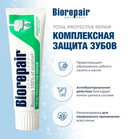 Зубная Паста Biorepair Total Protective Repair комплексная защита 75 мл