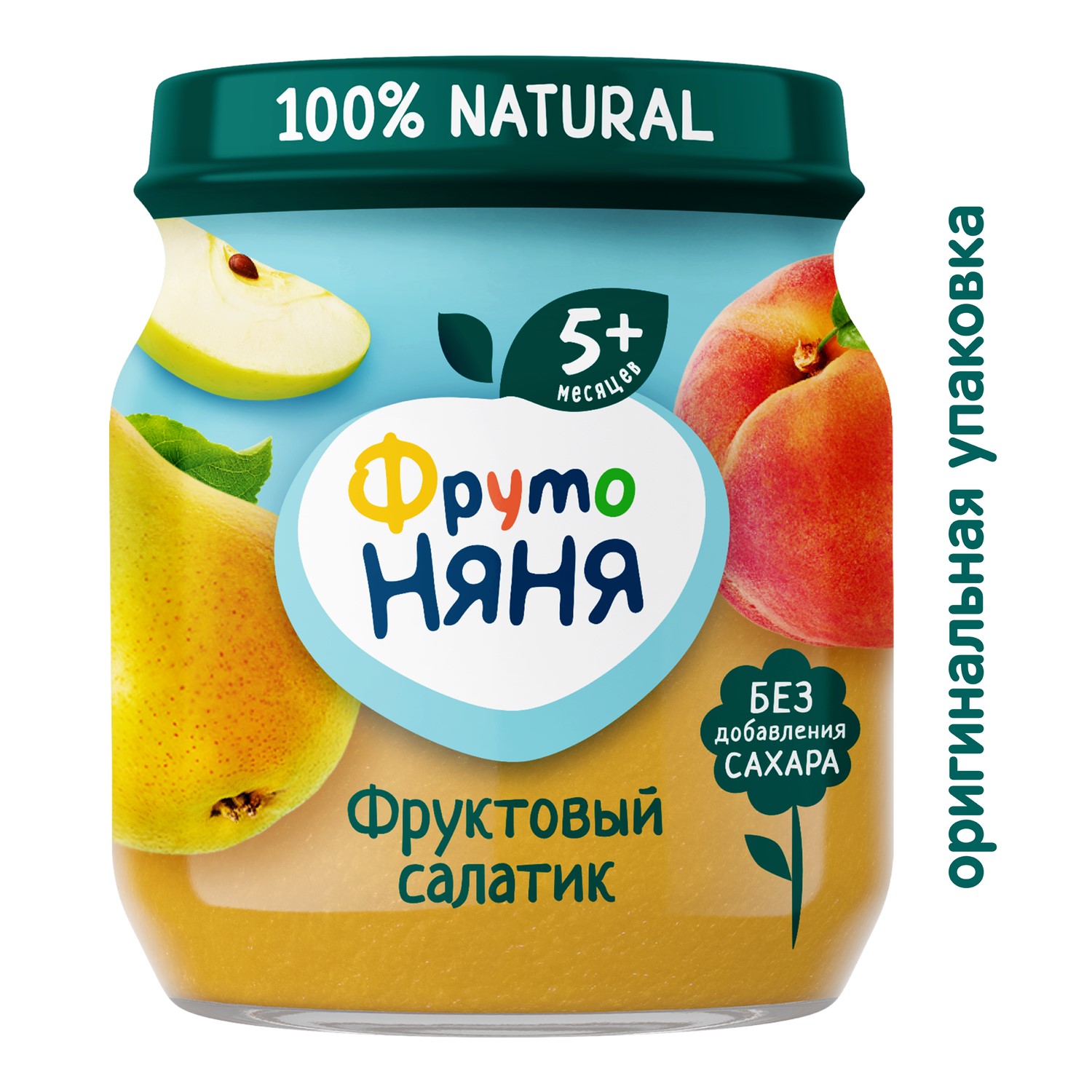 Пюре Фрутоняня Фруктовый салатик 100 г