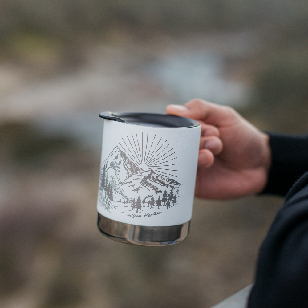 Термокружка Klean Kanteen Camp Mug 12oz Mountain White 355 мл - фото 8