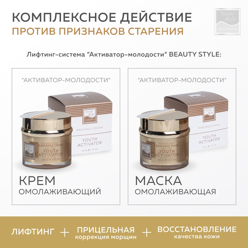 Омолаживающий крем Beauty Style Активатор молодости 30 мл - фото 6