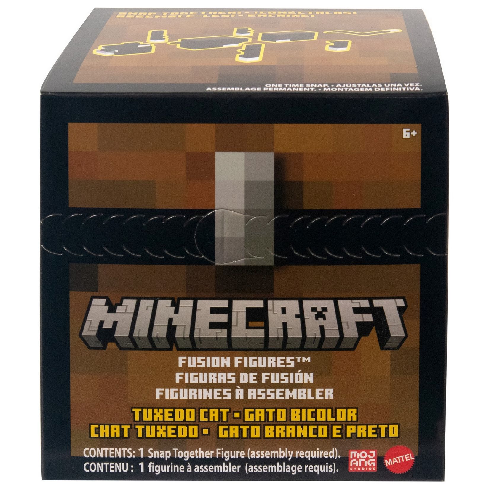 Фигурка Minecraft Кот большая Черно-белый HDV55 купить по цене 799 ₽ в  интернет-магазине Детский мир