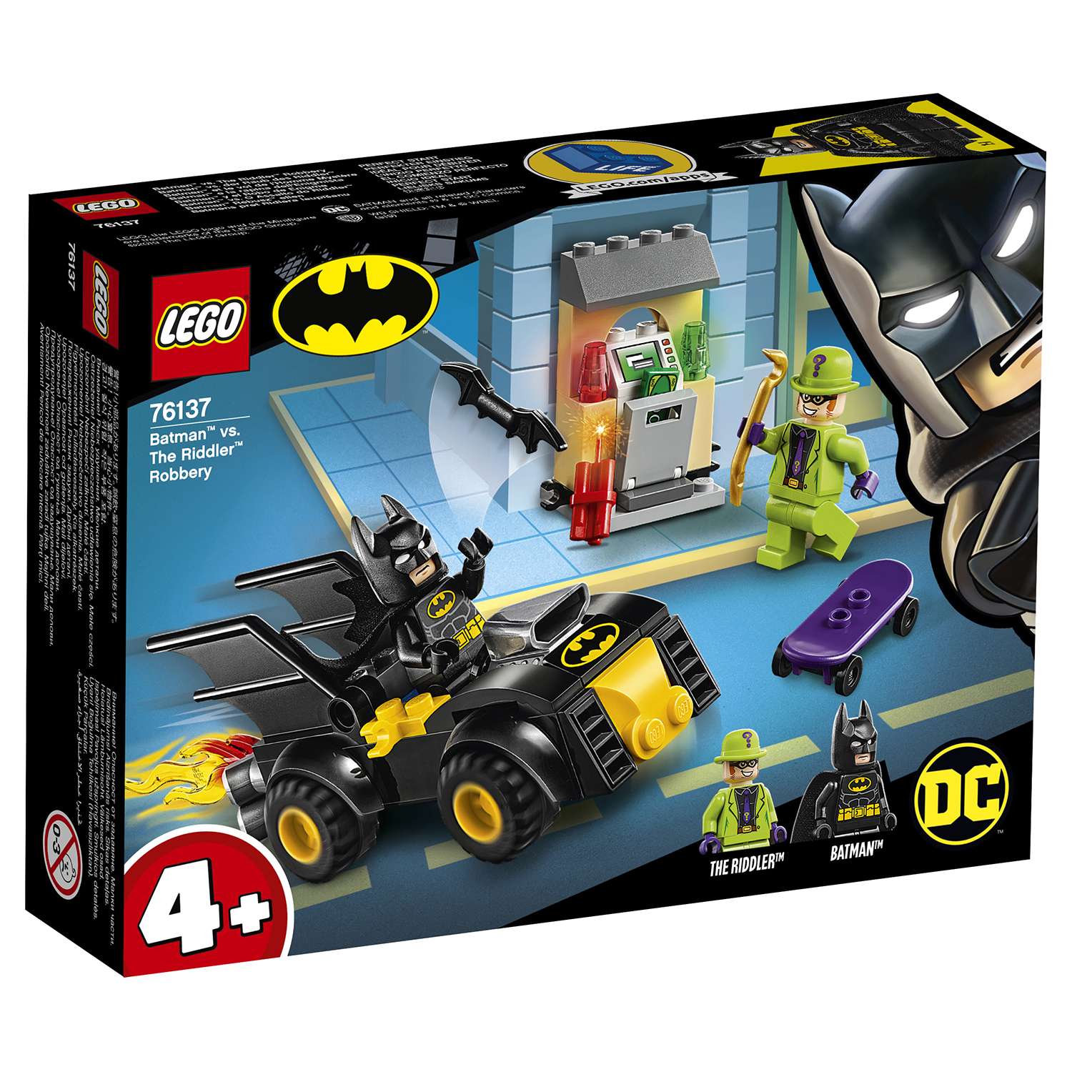 Конструктор LEGO DC Super Heroes Бэтмен и ограбление Загадочника 76137 - фото 2