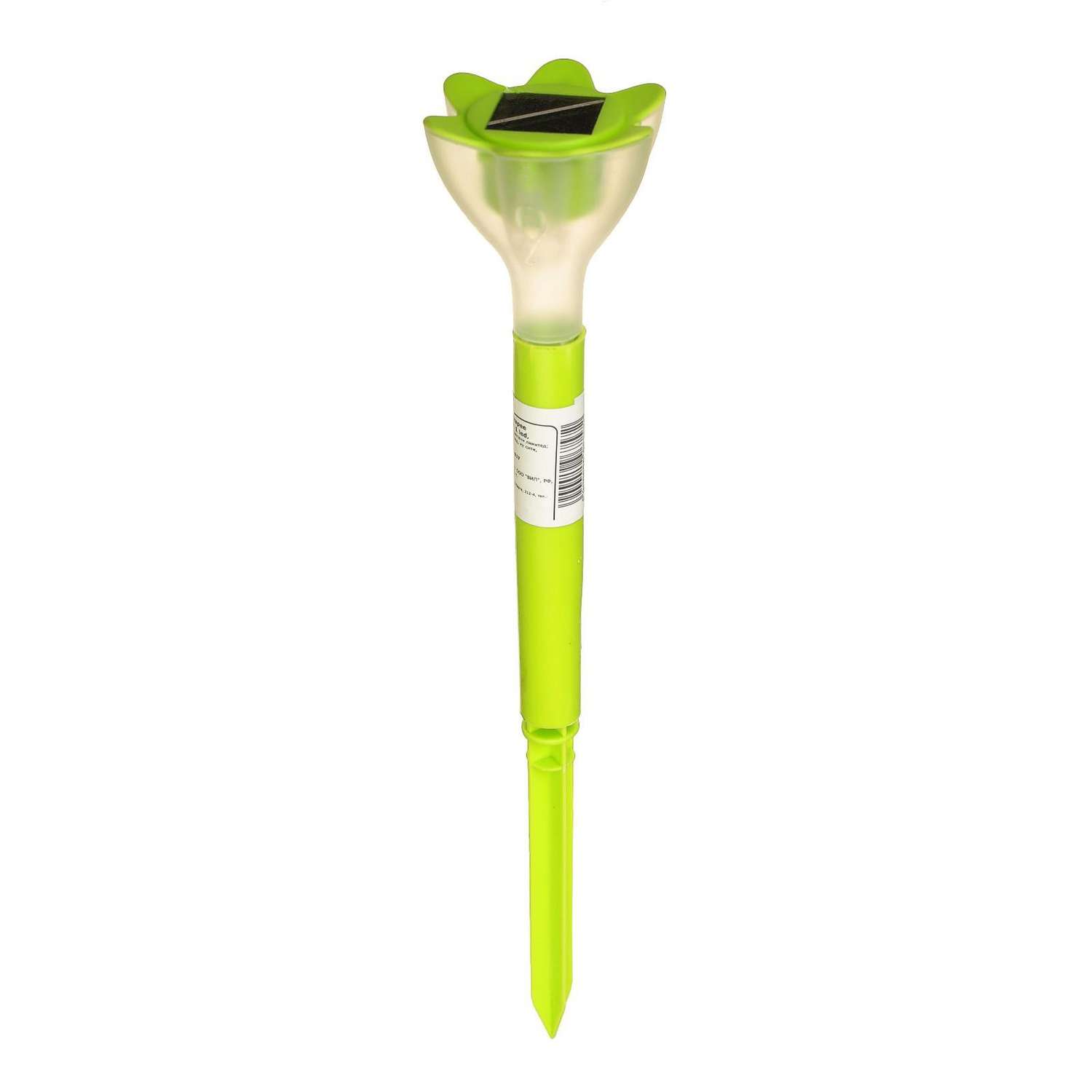 Садовый светильник Luazon на солнечной батарее «Цветок зелёный» 6 × 29 × 6 см 1 LED свечение белое - фото 4