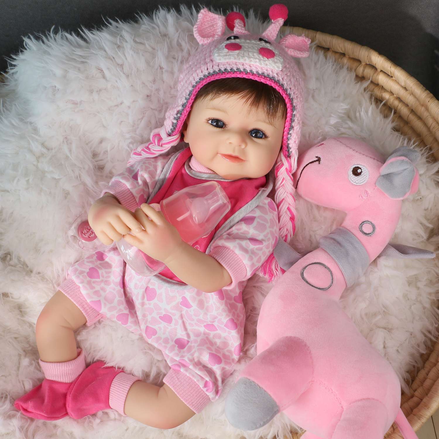 Кукла Реборн QA BABY Люба девочка большая пупс набор игрушки для девочки 42 см 45004 - фото 3