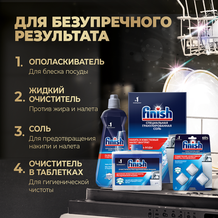 Средство для мытья посуды Finish Shine Protect 800мл для ПММ