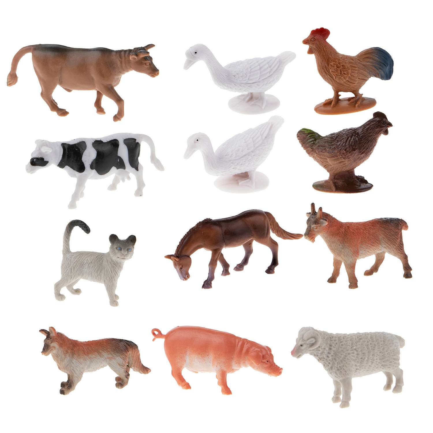 Набор игровой 1Toy В мире животных Ферма 12предметов Т50552 - фото 1