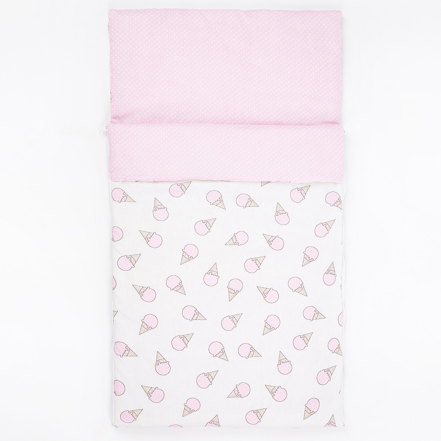 Спальный мешок Чудо-чадо Сплюшик мороженое розовый - фото 4