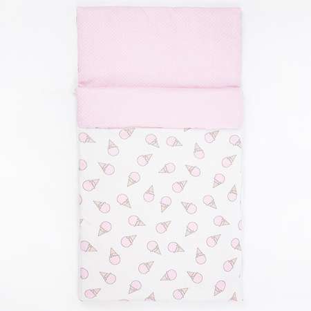 Спальный мешок Чудо-чадо Сплюшик мороженое розовый