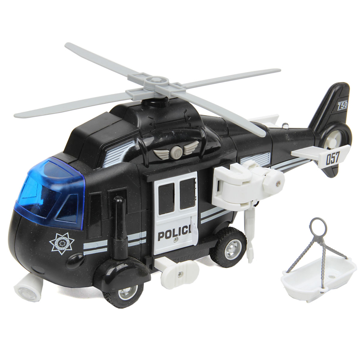 Вертолёт Drift Полиция со светом и звуком 70803 - фото 1