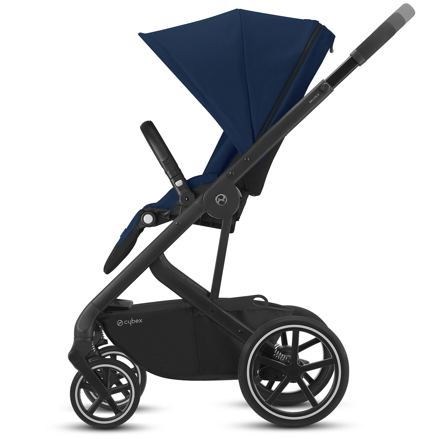 Коляска Cybex Balios S Lux BLK Navy Blue - фото 7