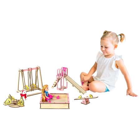 Мебель для кукол M-WOOD Детская игровая площадка
