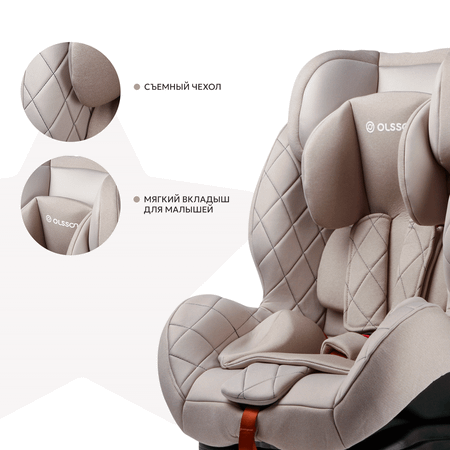 Автокресло Olsson Voyager Fix Beige Sport Isofix 1/2/3 (9-36 кг)