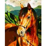 Картина по номерам Diamond WAY Лошадь в горах