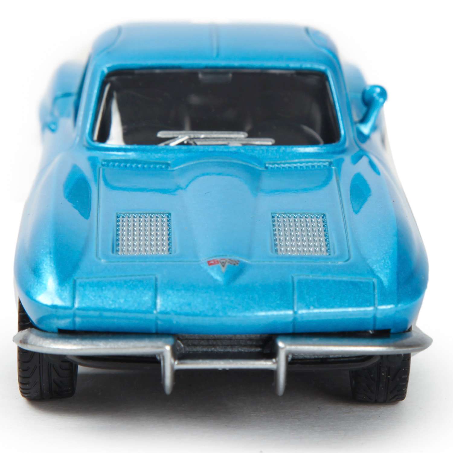 Машинка Mobicaro 1:32 Chevrolet Corvette Stingray Split Window 1963 Голубая 544058 544058 - фото 5