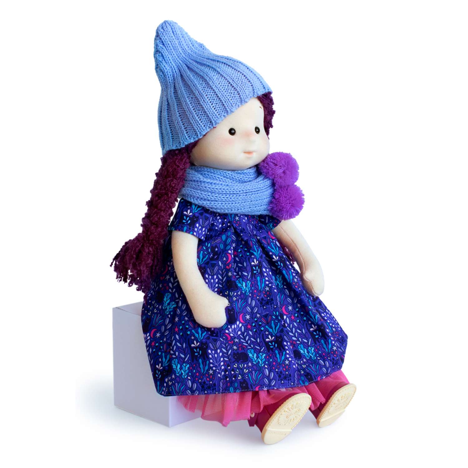 Мягкая кукла BUDI BASA Тиана в шапочке и шарфе 38 см Minimalini Mm-Tiana-02 Mm-Tiana-02 - фото 6