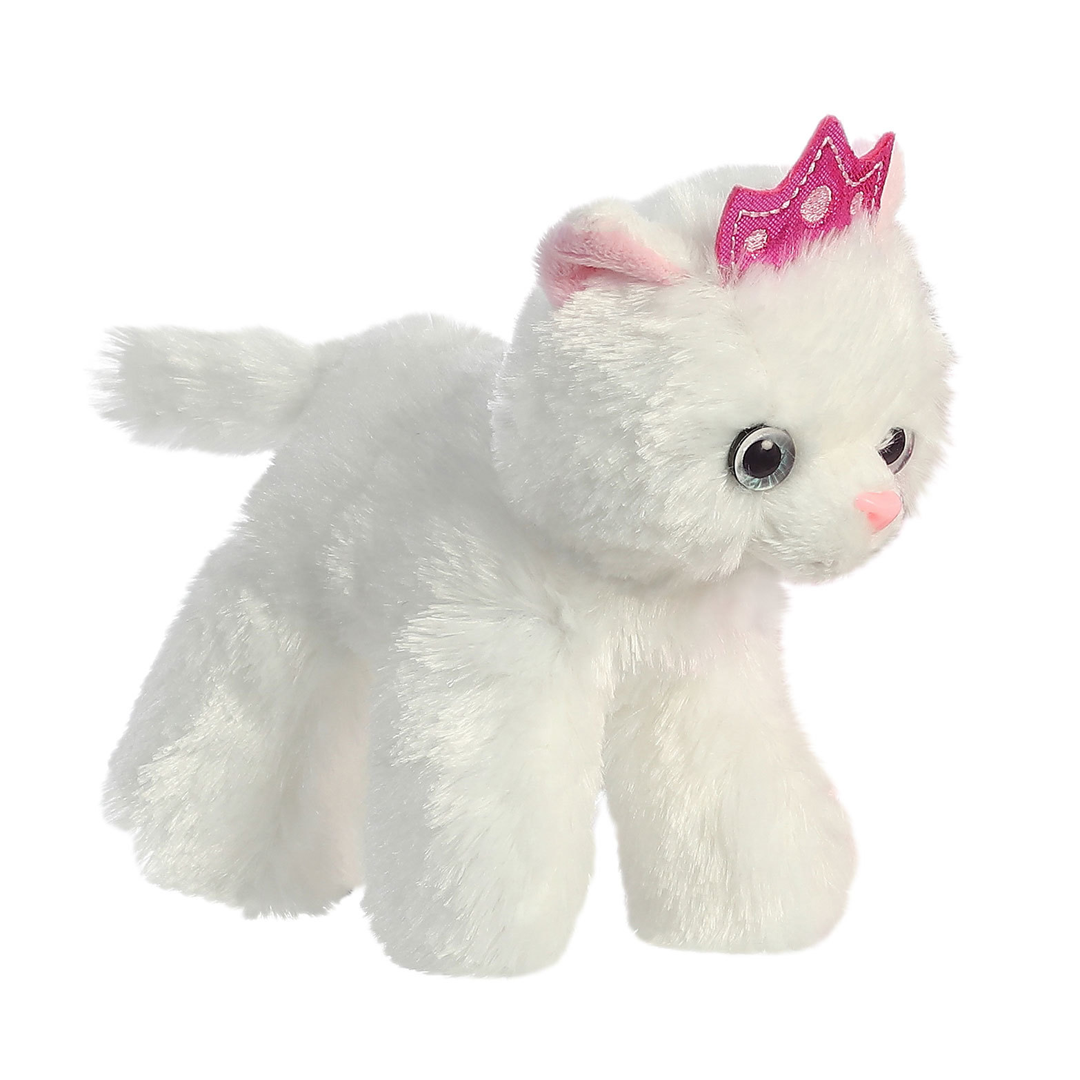 Игрушка мягкая Aurora Кошка в сумке Розовый 181149D - фото 5