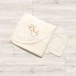 Набор для купания ALARYSPEOPLE пеленка-полотенце с уголком и рукавичка