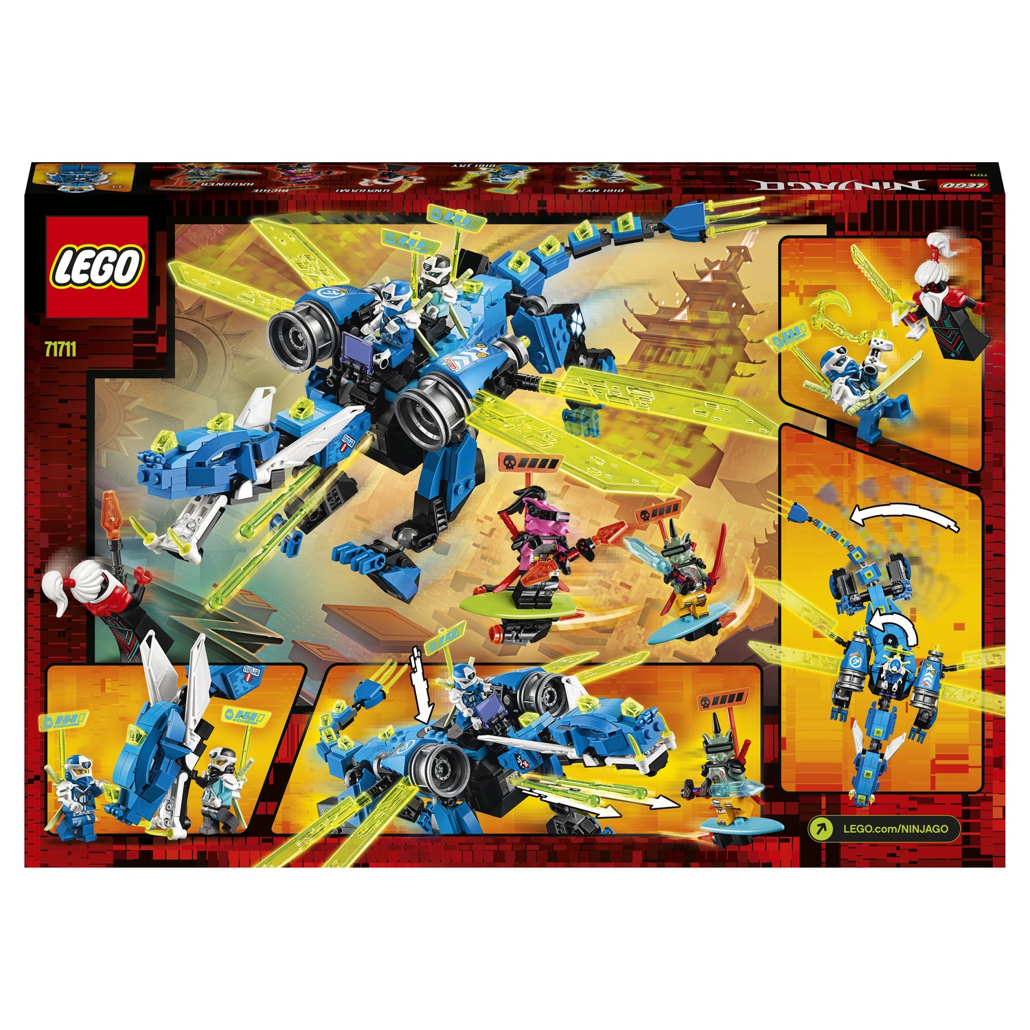 Конструктор LEGO Ninjago Кибердракон Джея 71711 - фото 3