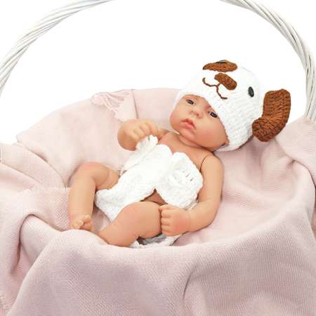 Набор для фотосессии ребенка SHARKTOYS от 0 до 3 месяцев шапка собачка и вязанные трусики