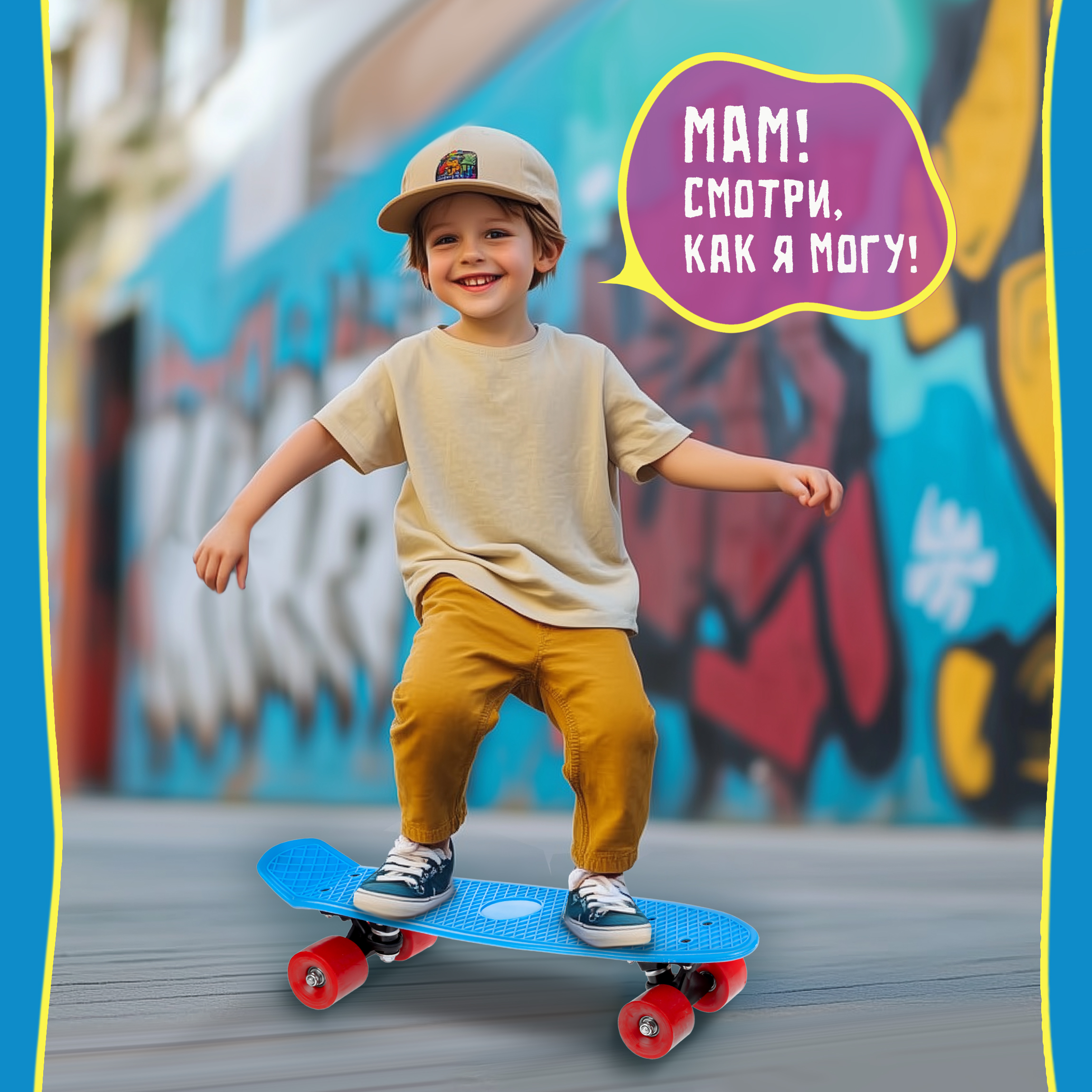 Пенни борд 1TOY 56 см - фото 7