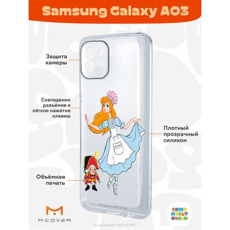 Силиконовый чехол Mcover для смартфона Samsung Galaxy A03 Союзмультфильм Служанка и щелкунчик