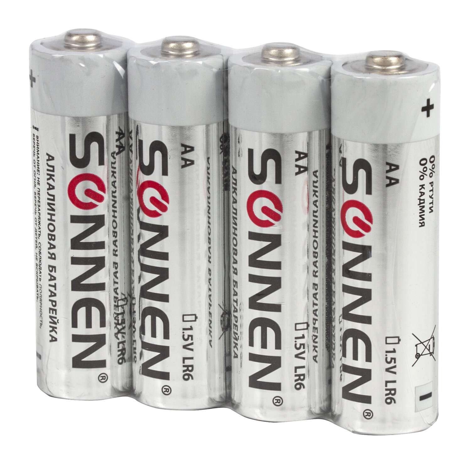 Батарейки Sonnen пальчиковые АА алкалиновые 24 штуки для пульта часов весов фонарика - фото 7