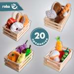 Набор плюшевых продуктов Roba игровой для детского магазина или кухни 98145