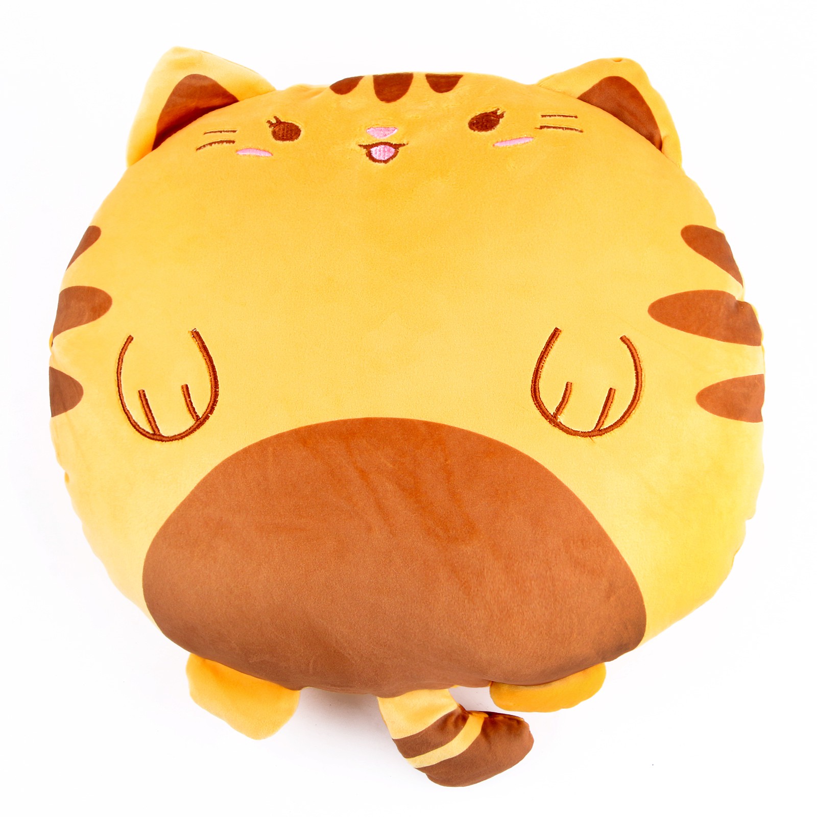 Мягкая игрушка Sima-Land подушка «Кот» 43 см цвет оранжевый - фото 1