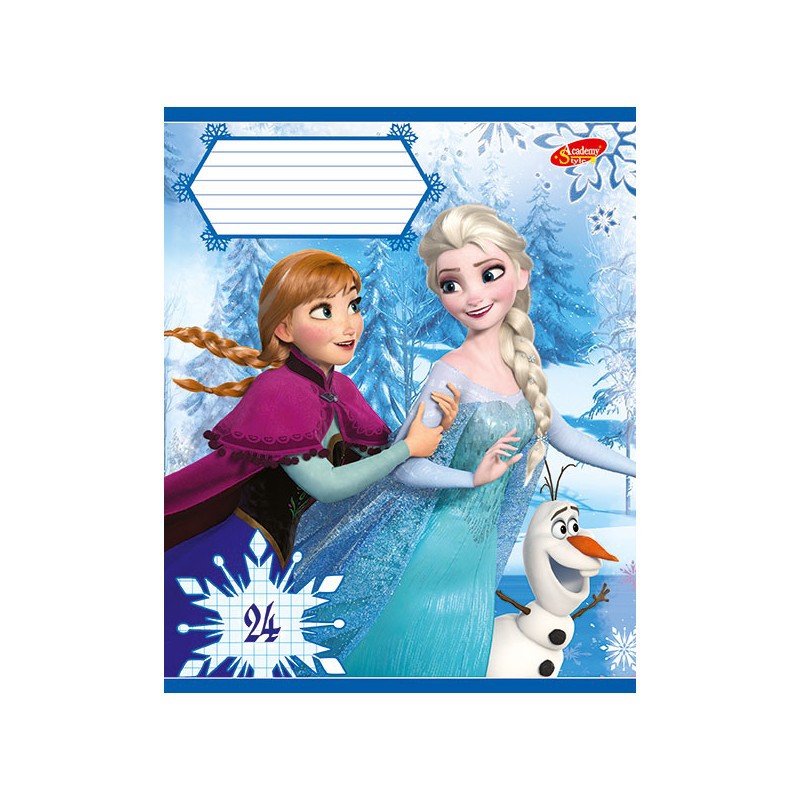 Тетрадь 24 л Академия Холдинг клетка Frozen в ассортименте - фото 3