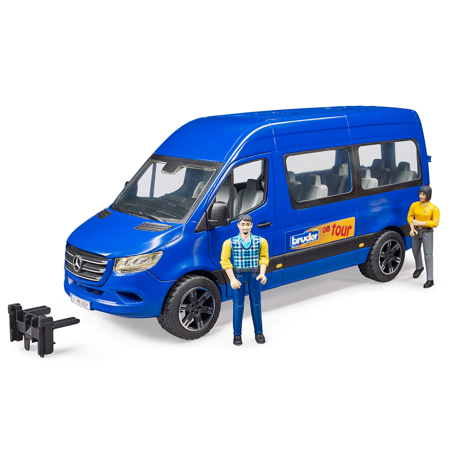 Машина Bruder Mercedes Benz Sprinter с 2 фигурками 02-670 купить по цене  3499 ₽ в интернет-магазине Детский мир