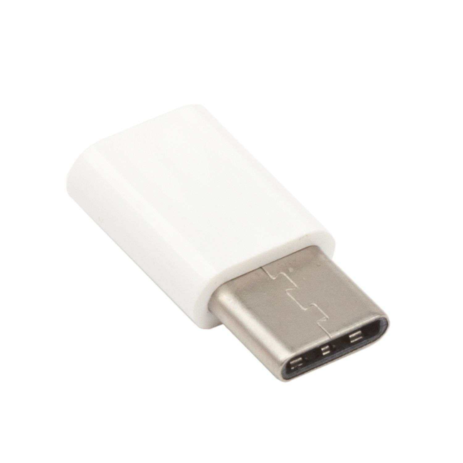Переходник Liberty Project с Micro USB на USB Type-C Белый - фото 1