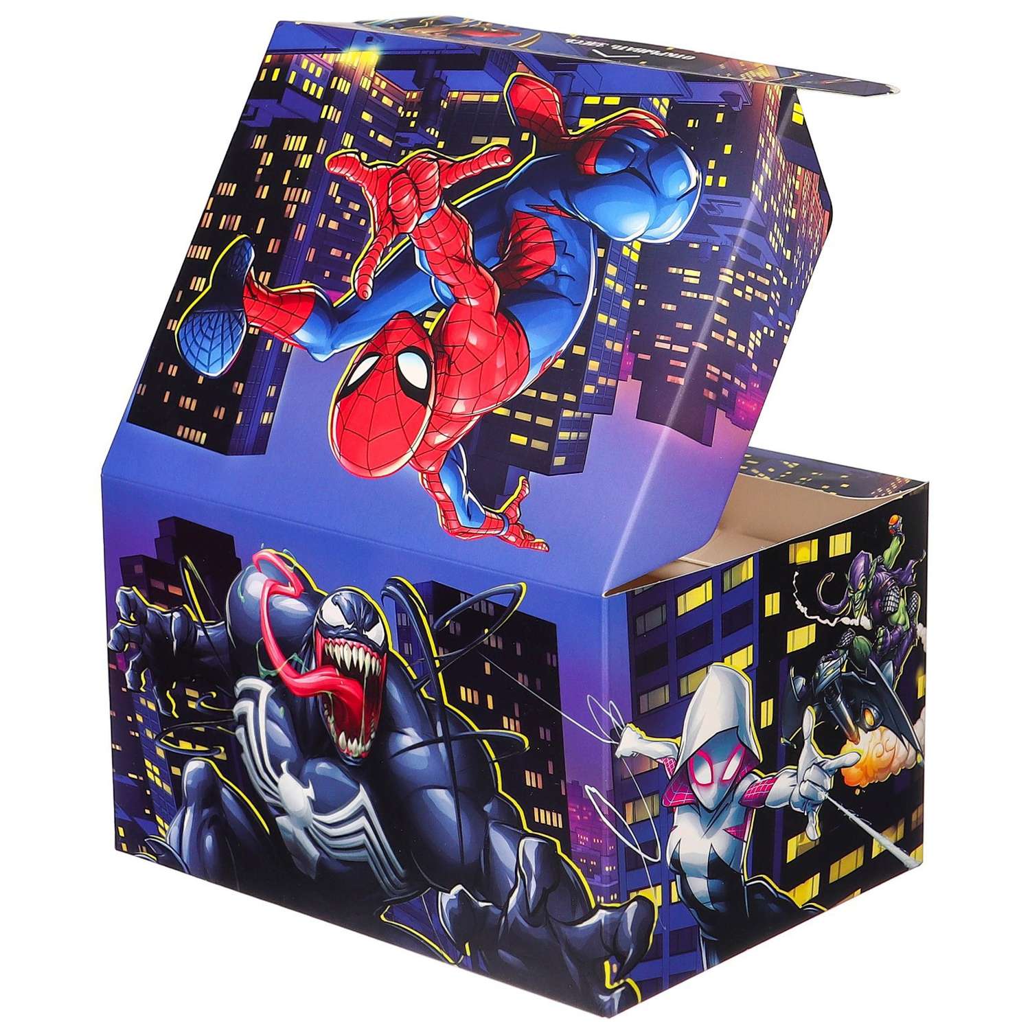 Коробка складная Marvel Бум сюрприз 20 х 15 х 12.5 см Человек-паук - фото 8