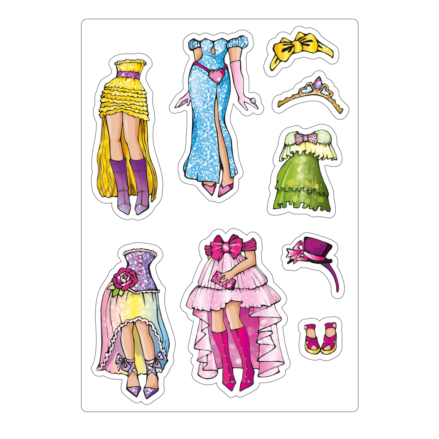 Развивающая игра для детей Premiere Publishing Магнитные куклы с одеждой - фото 5