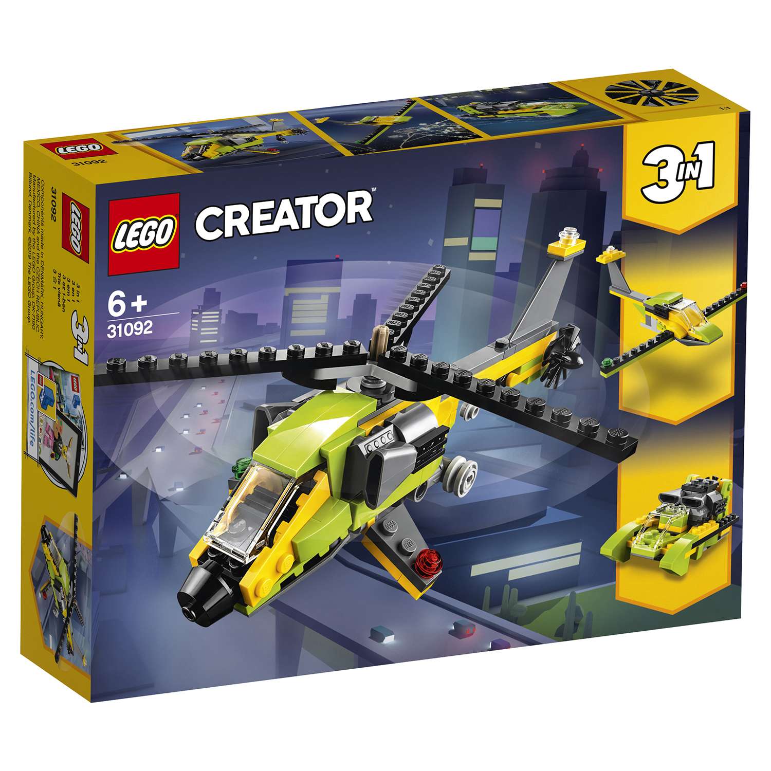 Конструктор LEGO Creator Приключения на вертолёте 31092 - фото 2