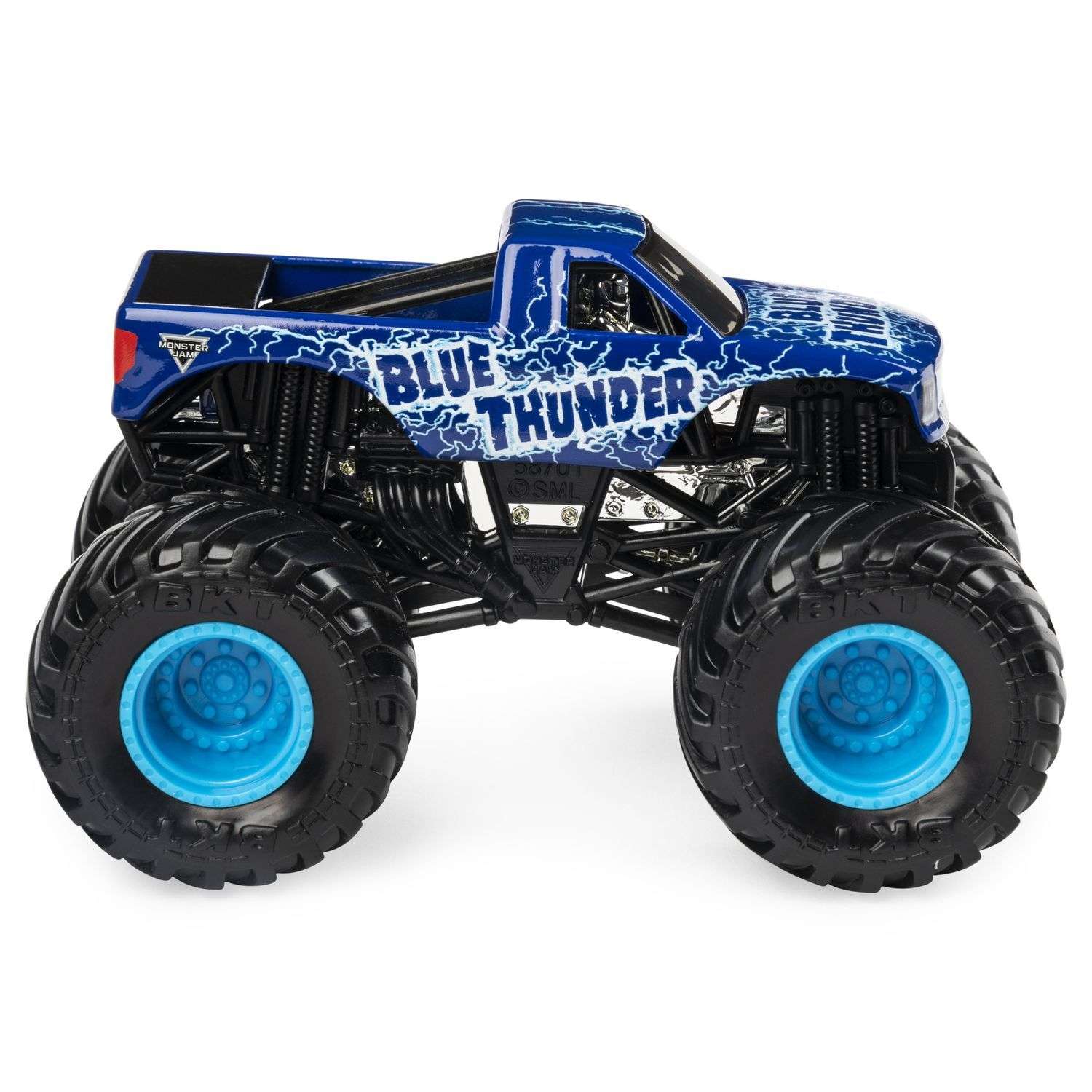 Машинка Monster Jam 1:64 Blue Thunder 6044941/20117079 6044941 - фото 3