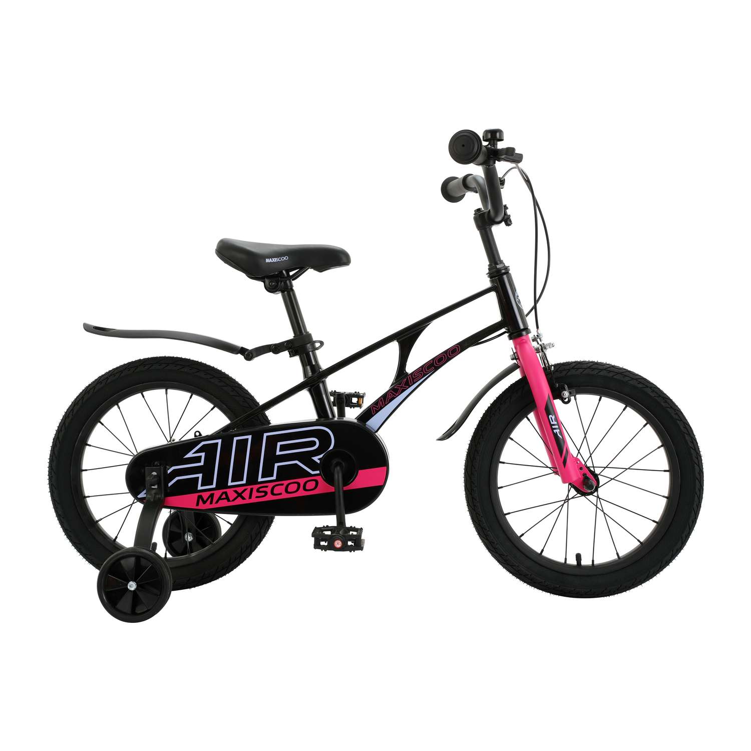 Детский двухколесный велосипед Maxiscoo Air стандарт плюс 16 обсидиан - фото 1