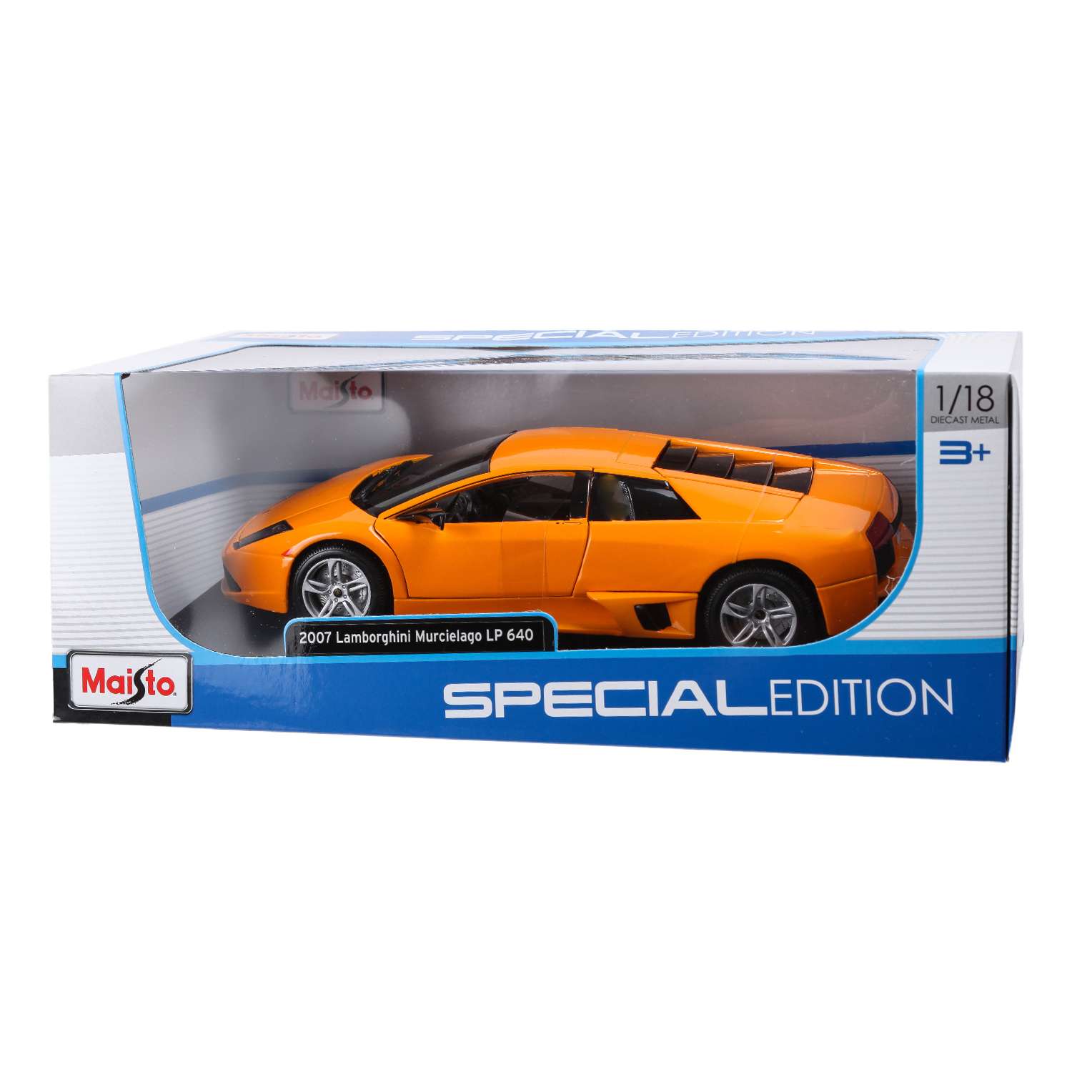 Машина MAISTO 1:18 Lamborghini Murcielago LP640 Оранжевый 31148 31148 - фото 2