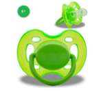 Соска-пустышка Baby Land классическая силиконовая 6мес+ зеленый