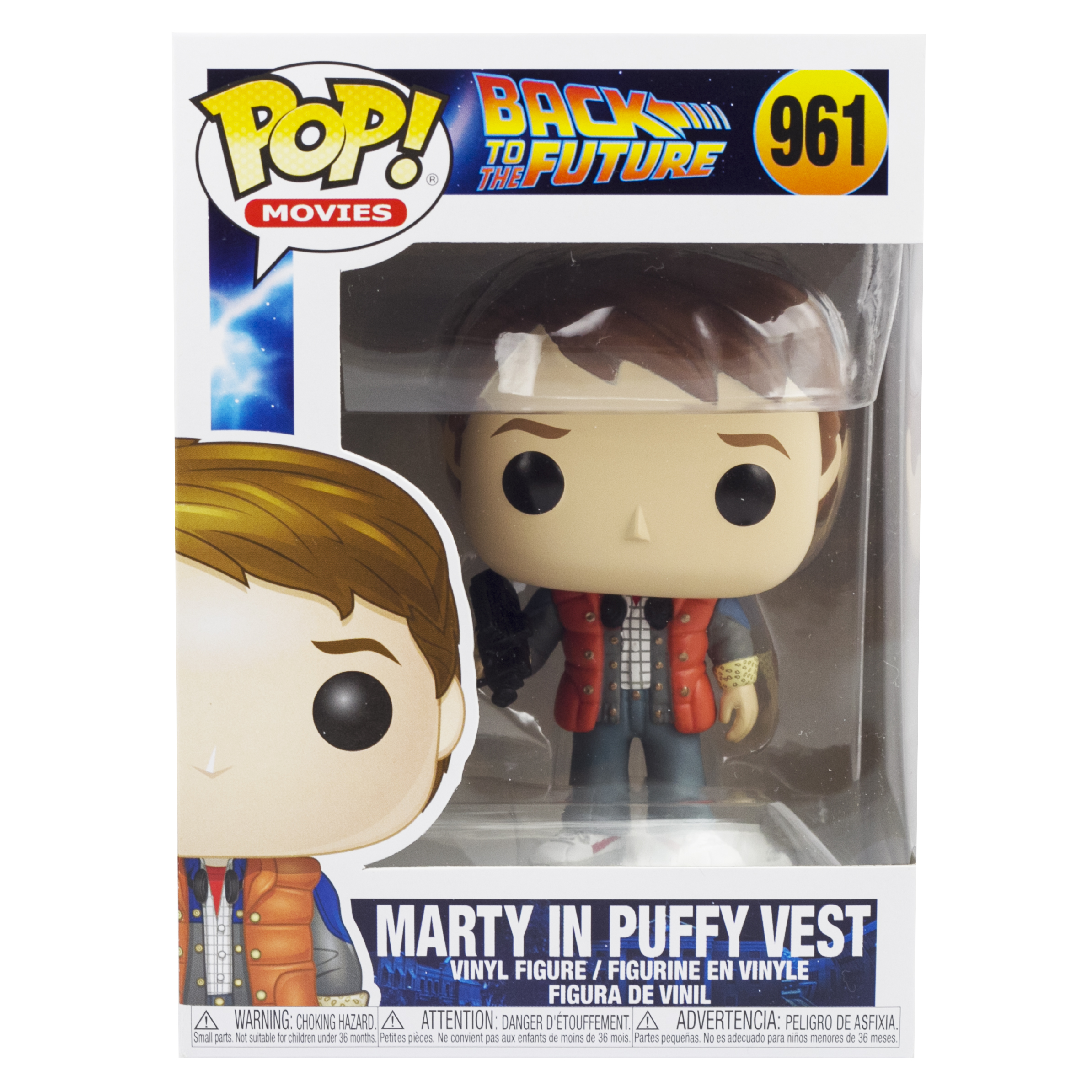 Фигурка Funko POP из фильма Назад в будущее Марти Макфлай в красной куртке  с видеокамерой 48705