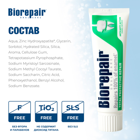 Зубная паста Biorepair Total Protective Repair Комплексная защита