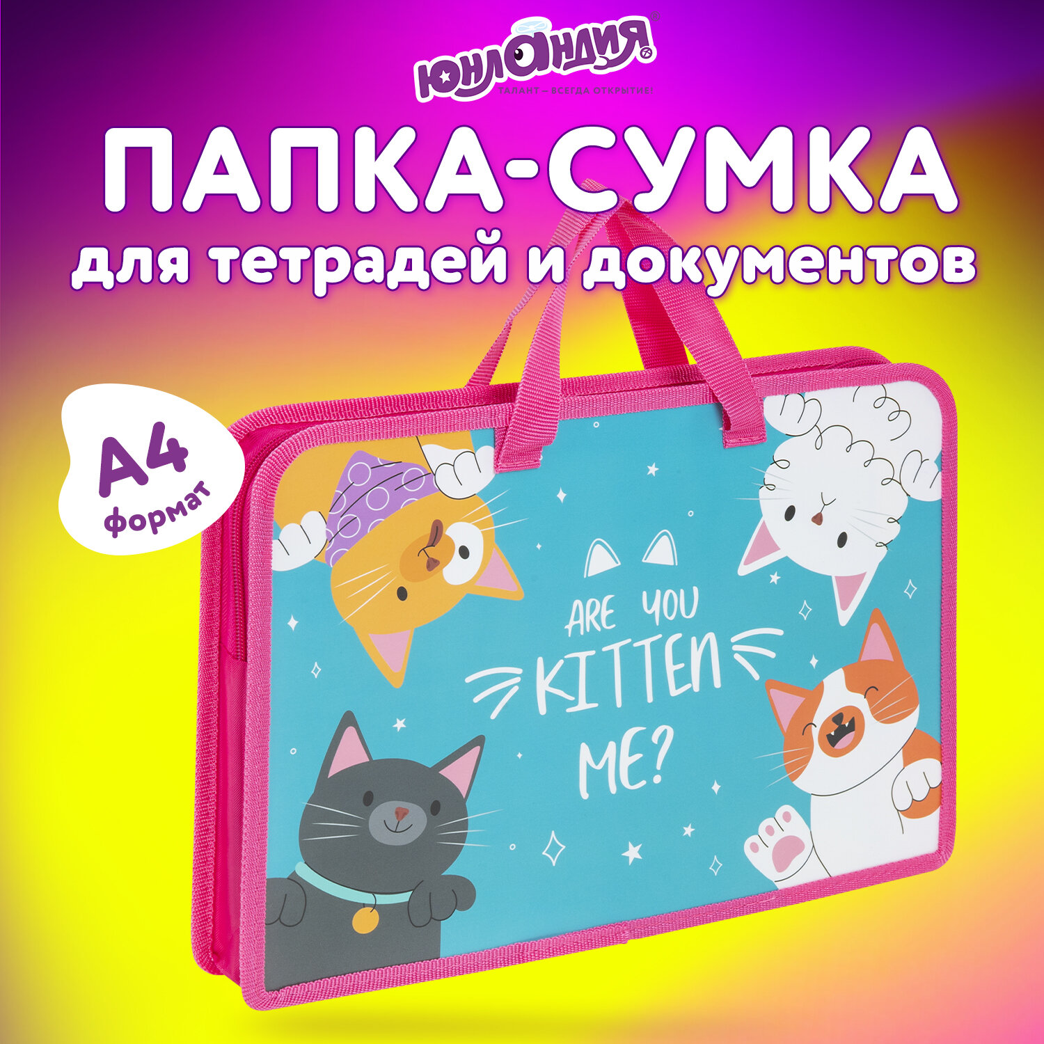 Папка для тетрадей Юнландия рисования труда А4 в школу купить по цене 534 ₽  в интернет-магазине Детский мир