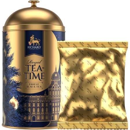 Чай подарочный Richard Royal Teatime чёрн лист 60г жесть