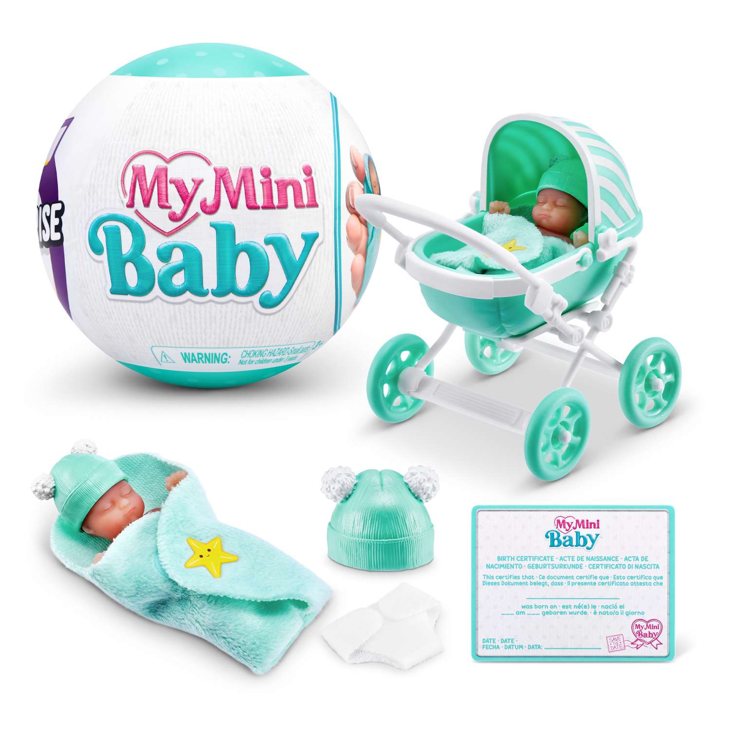 Игрушка Zuru 5 surprise My mini baby Шар в непрозрачной упаковке (Сюрприз) 77487GQ2 - фото 5